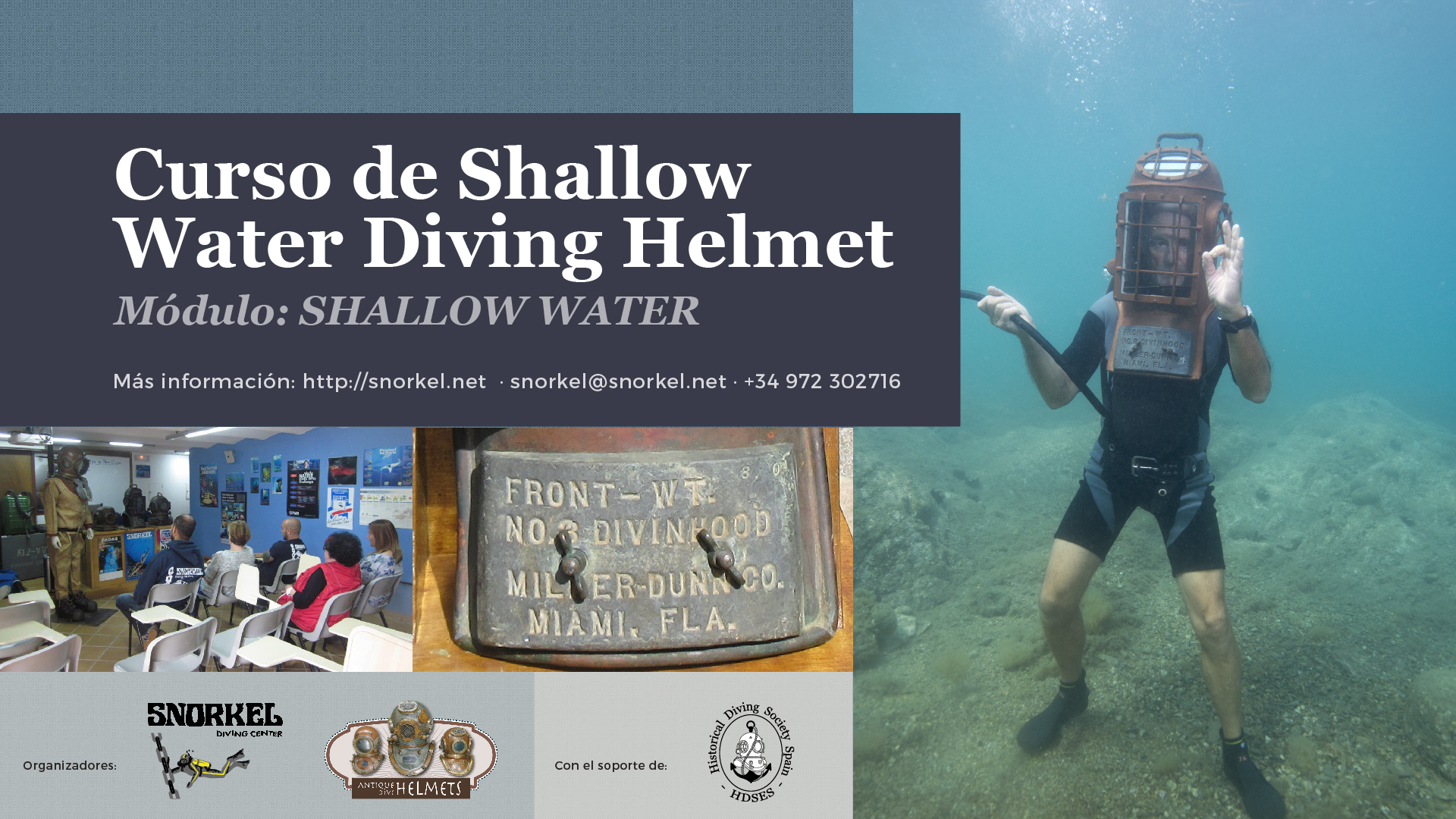 Curso SHALLOW WATER, en SNORKEL Diving Center